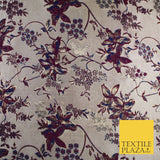 Luxury Gold Floral Ornate Vine Textured Brocade Dress Fabric Metallic 59" Wide