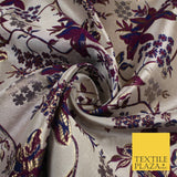 Luxury Gold Floral Ornate Vine Textured Brocade Dress Fabric Metallic 59" Wide