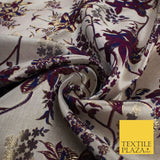 Luxury Gold Floral Ornate Vine Textured Brocade Dress Fabric Metallic 59" Wide