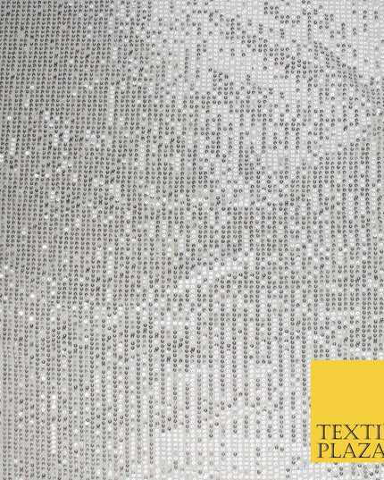 6 COLOURS - Sequin Stripe Sparkly Shiny Stretch Mesh Net Tulle Dress Fabric 48"