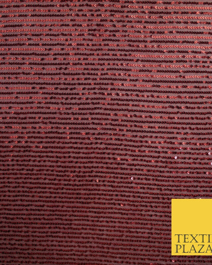 6 COLOURS - Sequin Stripe Sparkly Shiny Stretch Mesh Net Tulle Dress Fabric 48"