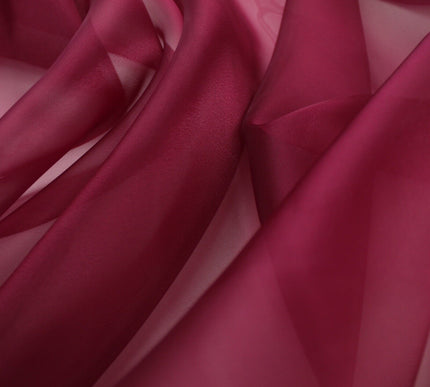 9 COLOURS - Premium Crystal Organza Bridal Wedding Dance Dress Veil Fabric 58"