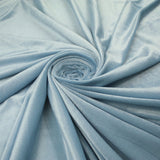 PALE BLUE Soft Velvet Velour Fabric Stretch Material 58" WIDE 9769