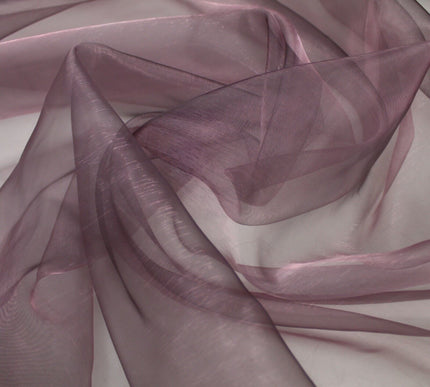 9 COLOURS - Premium Crystal Organza Bridal Wedding Dance Dress Veil Fabric 58"