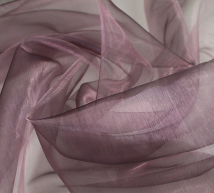 9 COLOURS - Premium Crystal Organza Bridal Wedding Dance Dress Veil Fabric 58"
