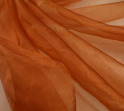 9 COLOURS - Premium Crystal Organza Bridal Wedding Dance Dress Veil Fabric 58"