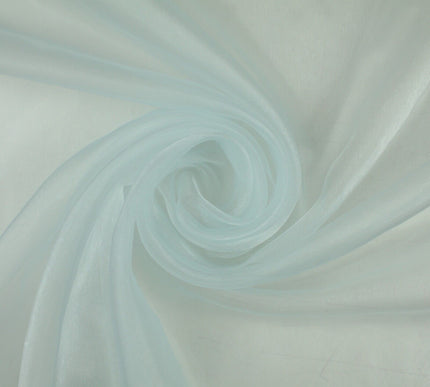 9 COLOURS - Premium Crystal Organza Bridal Wedding Dance Dress Veil Fabric 58"