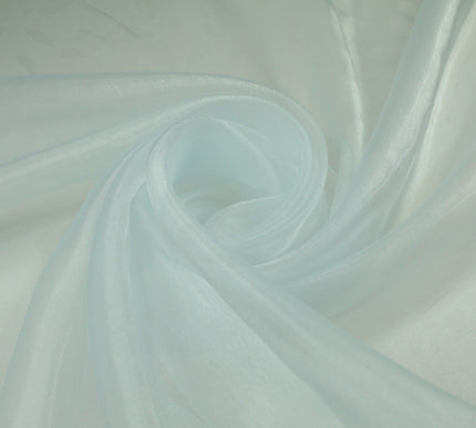 9 COLOURS - Premium Crystal Organza Bridal Wedding Dance Dress Veil Fabric 58"