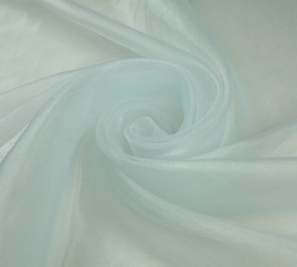 9 COLOURS - Premium Crystal Organza Bridal Wedding Dance Dress Veil Fabric 58"