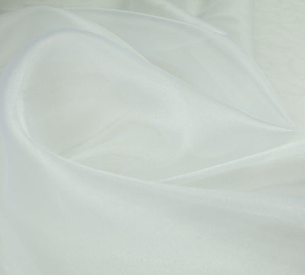 9 COLOURS - Premium Crystal Organza Bridal Wedding Dance Dress Veil Fabric 58"