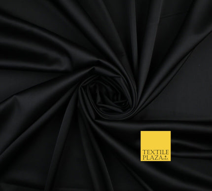 Premium Plain 2 Way Stretch Liquid Satin Silky Fabric Material Dress Bridal 48"