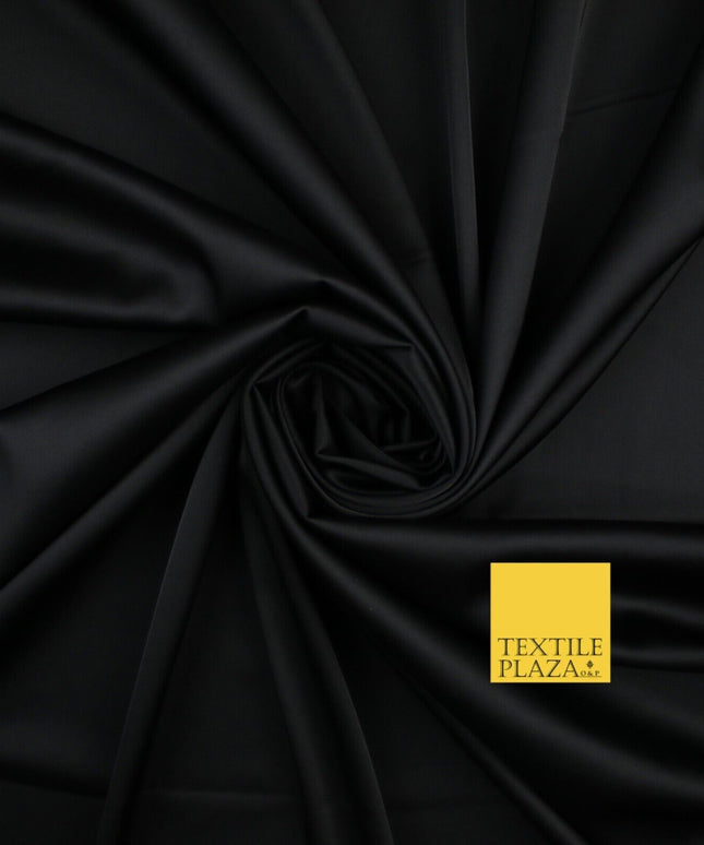 Premium Plain 2 Way Stretch Liquid Satin Silky Fabric Material Dress Bridal 48"