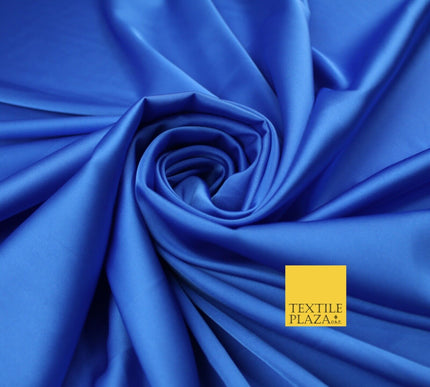 Premium Plain 2 Way Stretch Liquid Satin Silky Fabric Material Dress Bridal 48"