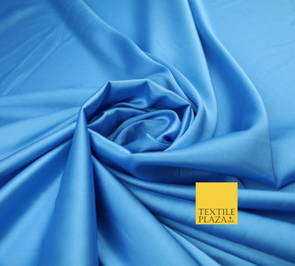 Premium Plain 2 Way Stretch Liquid Satin Silky Fabric Material Dress Bridal 48"