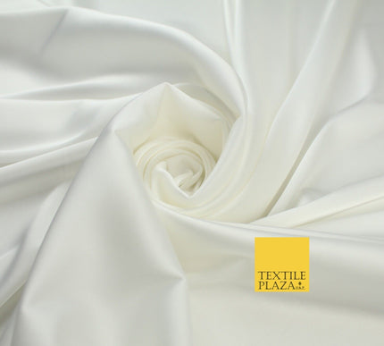Premium Plain 2 Way Stretch Liquid Satin Silky Fabric Material Dress Bridal 48"
