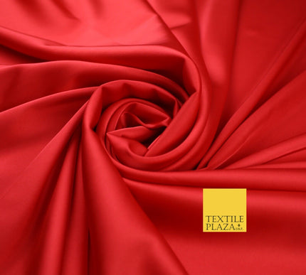 Premium Plain 2 Way Stretch Liquid Satin Silky Fabric Material Dress Bridal 48"