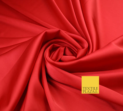 Premium Plain 2 Way Stretch Liquid Satin Silky Fabric Material Dress Bridal 48"