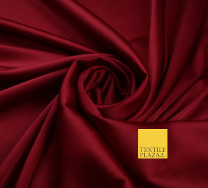 Premium Plain 2 Way Stretch Liquid Satin Silky Fabric Material Dress Bridal 48"