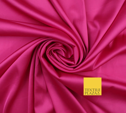 Premium Plain 2 Way Stretch Liquid Satin Silky Fabric Material Dress Bridal 48"