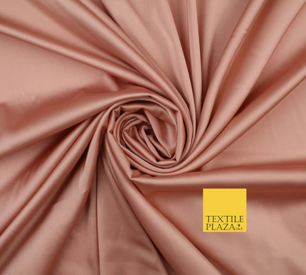 Premium Plain 2 Way Stretch Liquid Satin Silky Fabric Material Dress Bridal 48"