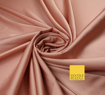 Premium Plain 2 Way Stretch Liquid Satin Silky Fabric Material Dress Bridal 48"