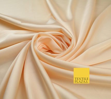 Premium Plain 2 Way Stretch Liquid Satin Silky Fabric Material Dress Bridal 48"