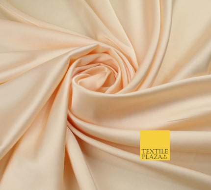 Premium Plain 2 Way Stretch Liquid Satin Silky Fabric Material Dress Bridal 48"