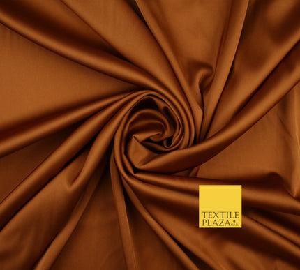 Premium Plain 2 Way Stretch Liquid Satin Silky Fabric Material Dress Bridal 48"