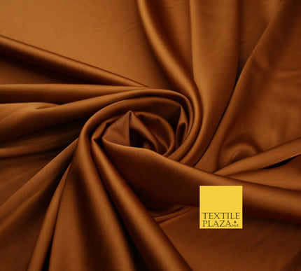 Premium Plain 2 Way Stretch Liquid Satin Silky Fabric Material Dress Bridal 48"