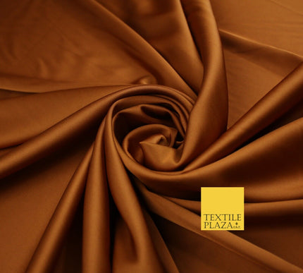 Premium Plain 2 Way Stretch Liquid Satin Silky Fabric Material Dress Bridal 48"