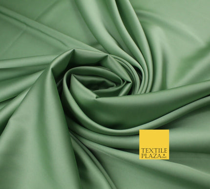 Premium Plain 2 Way Stretch Liquid Satin Silky Fabric Material Dress Bridal 48"