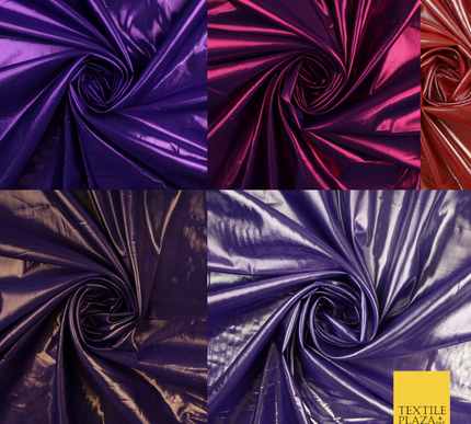 5 COLOURS -Metallic Two Tone Lame Fabric Shiny Mirror Foil Dancewear Costume 44"