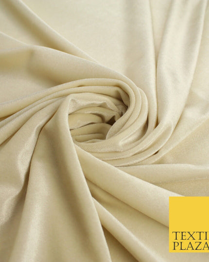 19 COLOURS - LUXURY Plush Plain Stretch Velvet Velour Fabric Material Craft 58"