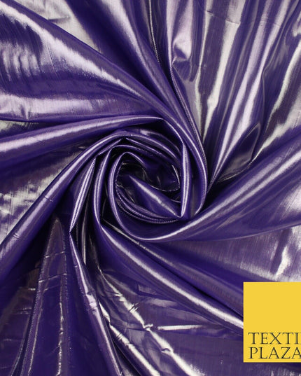 5 COLOURS -Metallic Two Tone Lame Fabric Shiny Mirror Foil Dancewear Costume 44"