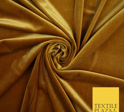 19 COLOURS - LUXURY Plush Plain Stretch Velvet Velour Fabric Material Craft 58"