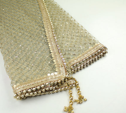 THE SHREYA DUPATTA - SAGE GREEN