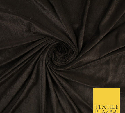 6 COLOURS - Smooth Plain Velvet Velour Fabric Stretch Dress Craft 62" - 72" Wide