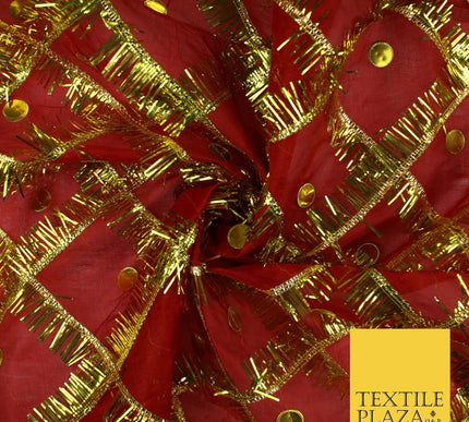 Traditional Mata Ki Chunni Golden Devi Pooja Chunri Puja Hindu Maiyan MC1502