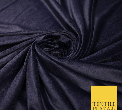 6 COLOURS - Smooth Plain Velvet Velour Fabric Stretch Dress Craft 62" - 72" Wide