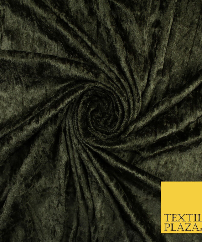 4 COLOURS- Crushed Lines Velvet Velour Fabric Material Backdrop Curtains Stretch