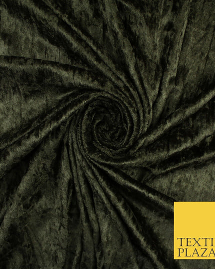 4 COLOURS- Crushed Lines Velvet Velour Fabric Material Backdrop Curtains Stretch