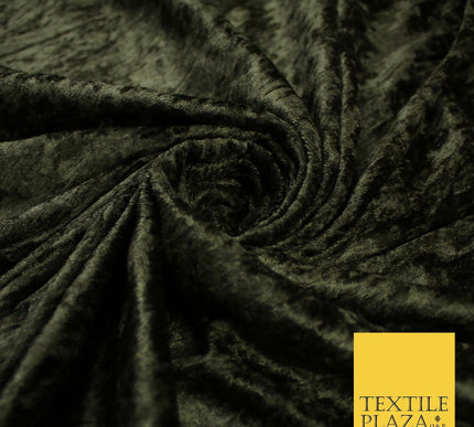 4 COLOURS- Crushed Lines Velvet Velour Fabric Material Backdrop Curtains Stretch