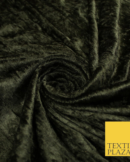 4 COLOURS- Crushed Lines Velvet Velour Fabric Material Backdrop Curtains Stretch