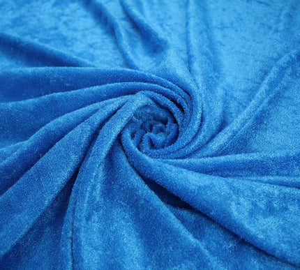Light Plain Stretch One Sided Towelling (Terry) Fabric Jersey Knit Fabric 57"