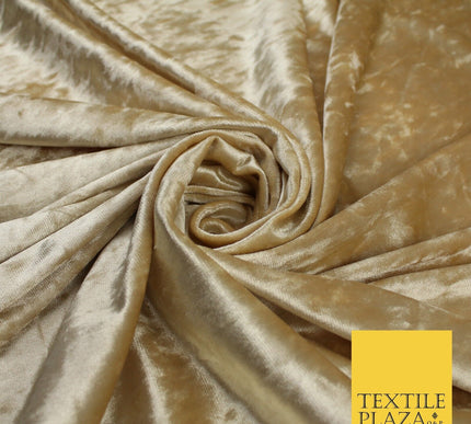 GOLD CREAM OLIVE Plain Soft Velvet Velour Fabric Stretch Dress Material 58" WIDE