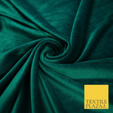 26 COLOURS - MIX VARIETY Plain Velvet Velour Fabric Stretch Dress Craft 54"-81"
