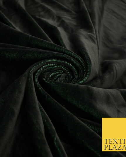 26 COLOURS - MIX VARIETY Plain Velvet Velour Fabric Stretch Dress Craft 54"-81"