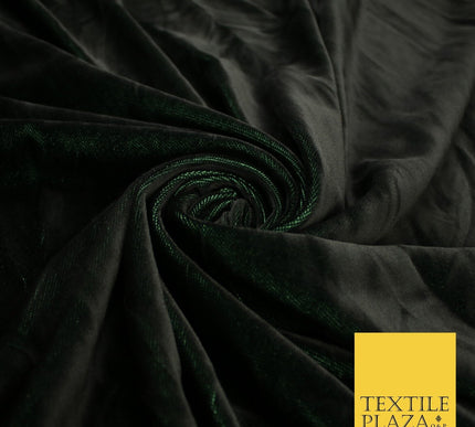 26 COLOURS - MIX VARIETY Plain Velvet Velour Fabric Stretch Dress Craft 54"-81"