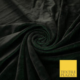 26 COLOURS - MIX VARIETY Plain Velvet Velour Fabric Stretch Dress Craft 54"-81"