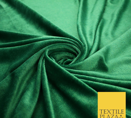26 COLOURS - MIX VARIETY Plain Velvet Velour Fabric Stretch Dress Craft 54"-81"
